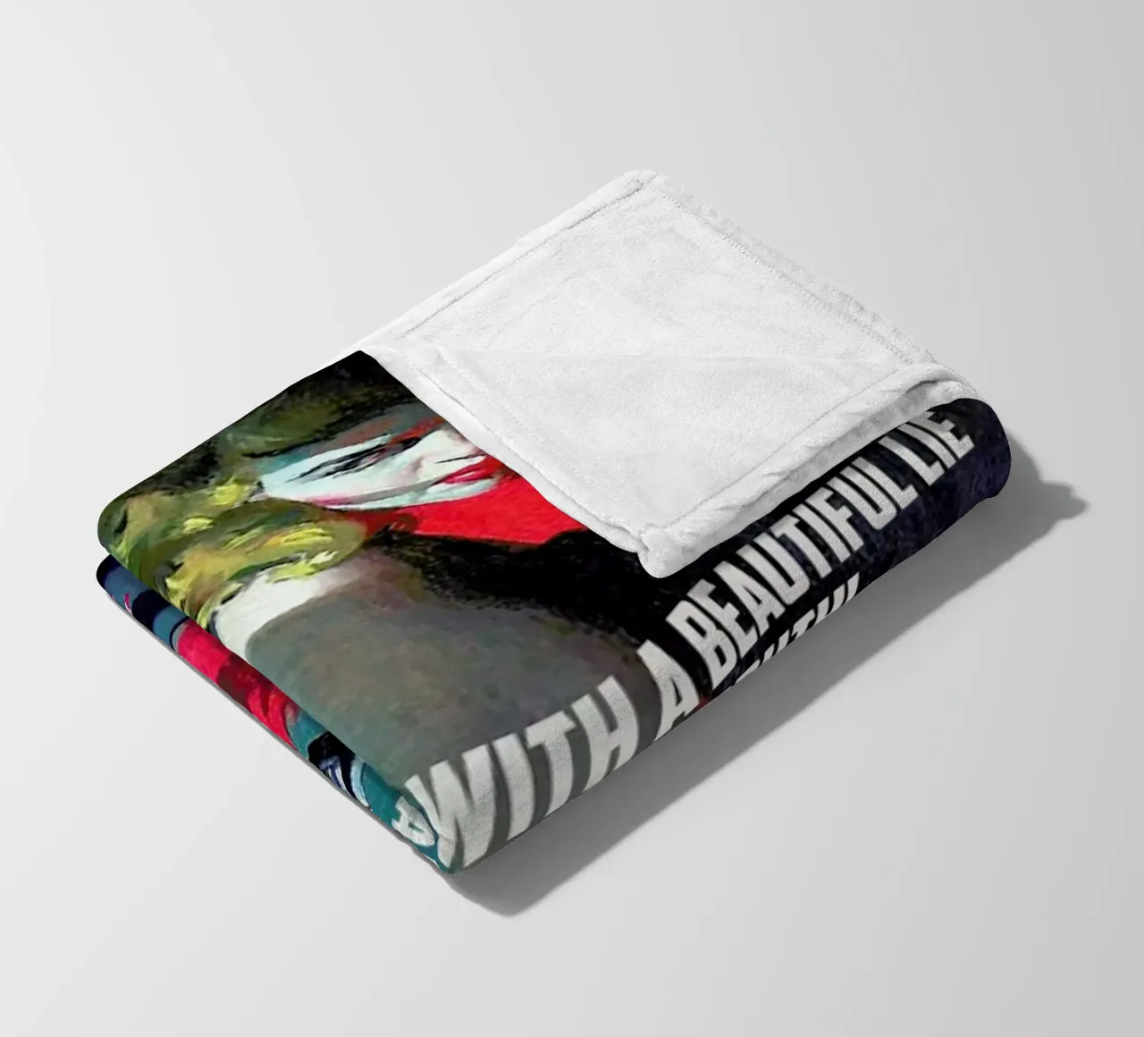 It Is Easier To Live With coperta in pile da Gallery Print and Art Limited