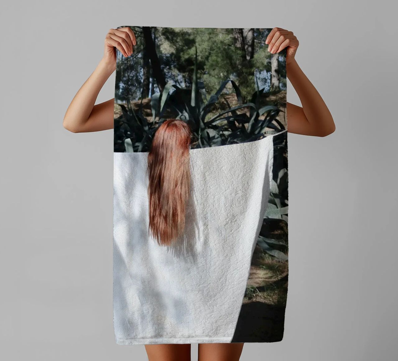 The Forest Keeps Her Secrets towel by George Griefy