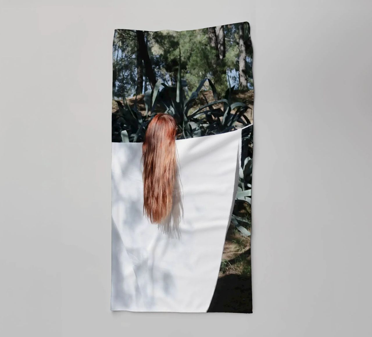 The Forest Keeps Her Secrets towel by George Griefy