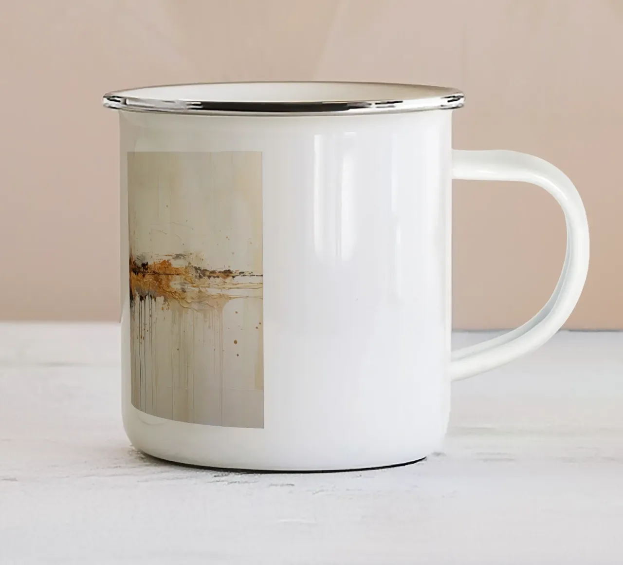 Arte da parete di Imagine tazza in smalto da Imagine