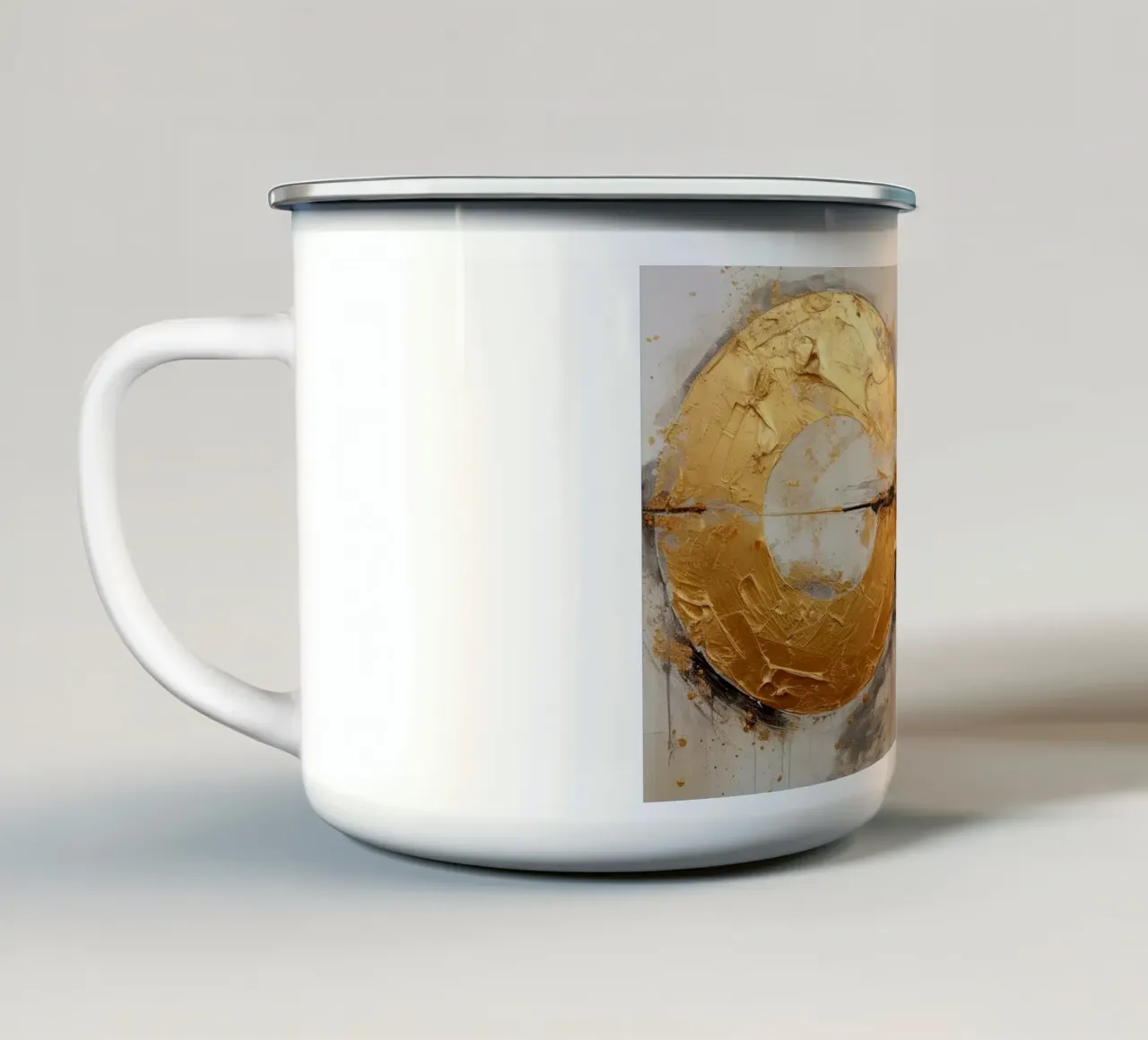 Arte da parete di Imagine tazza in smalto da Imagine