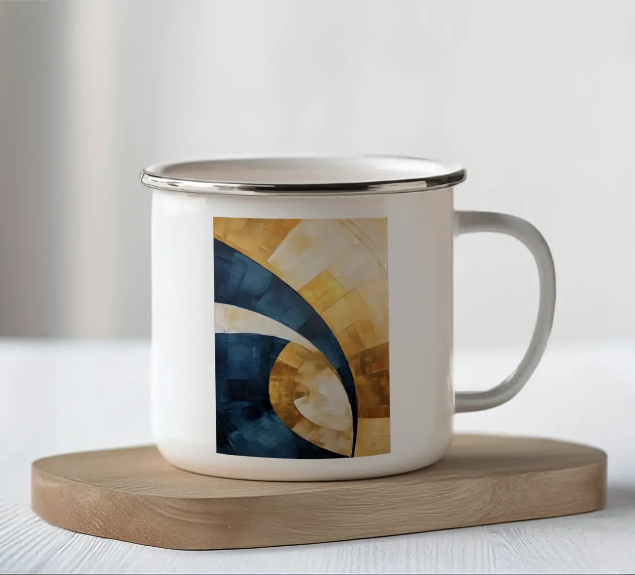 Arte da parete di Imagine tazza in smalto da Imagine