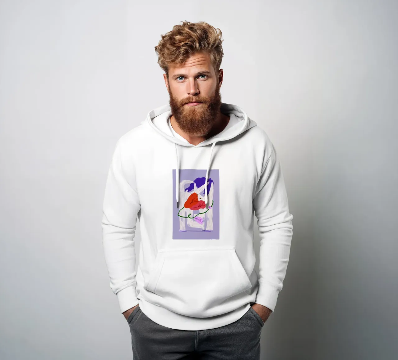 Violet Verve II felpa con cappuccio da Pure