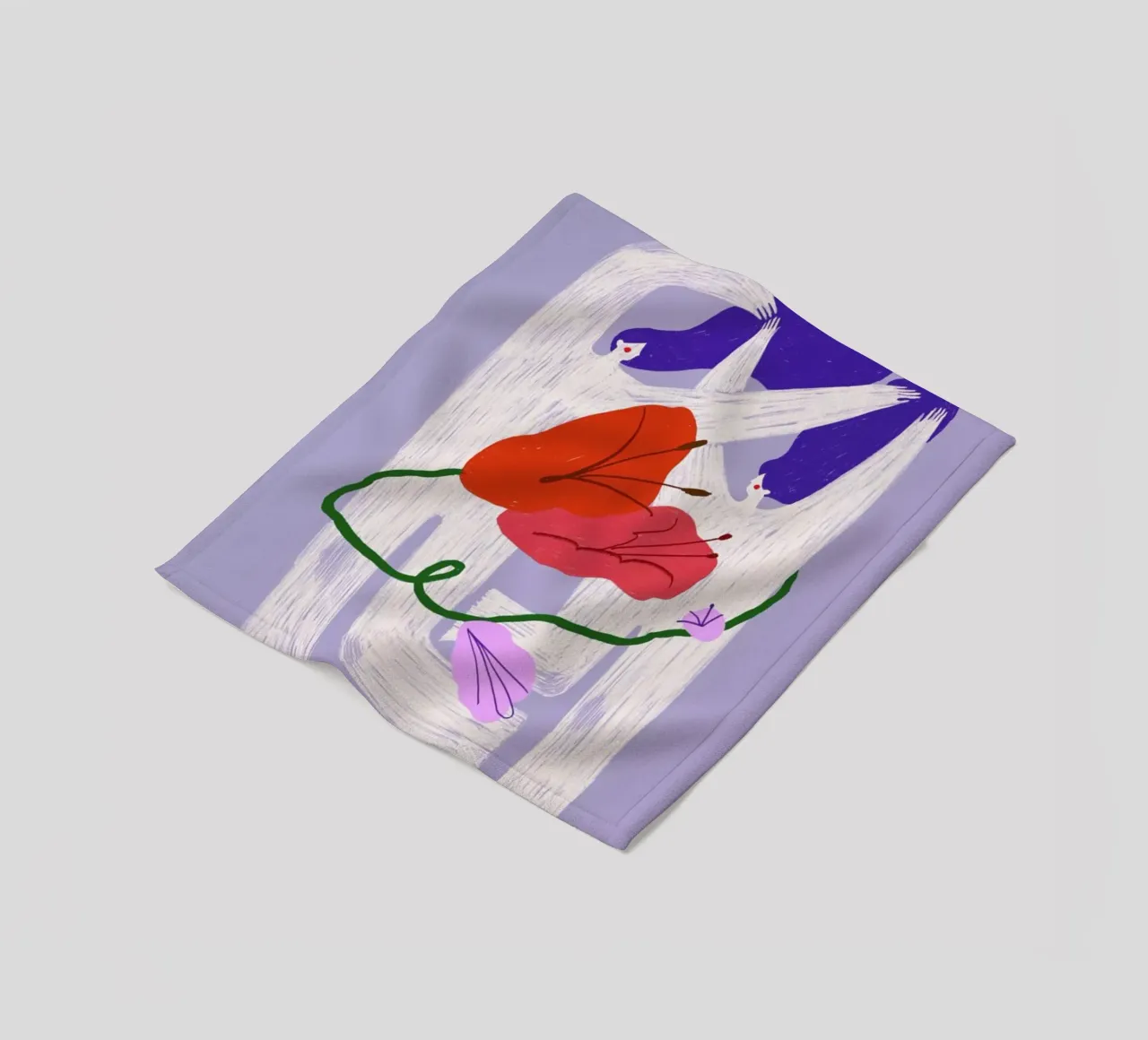Violet Verve II coperta in pile da Pure