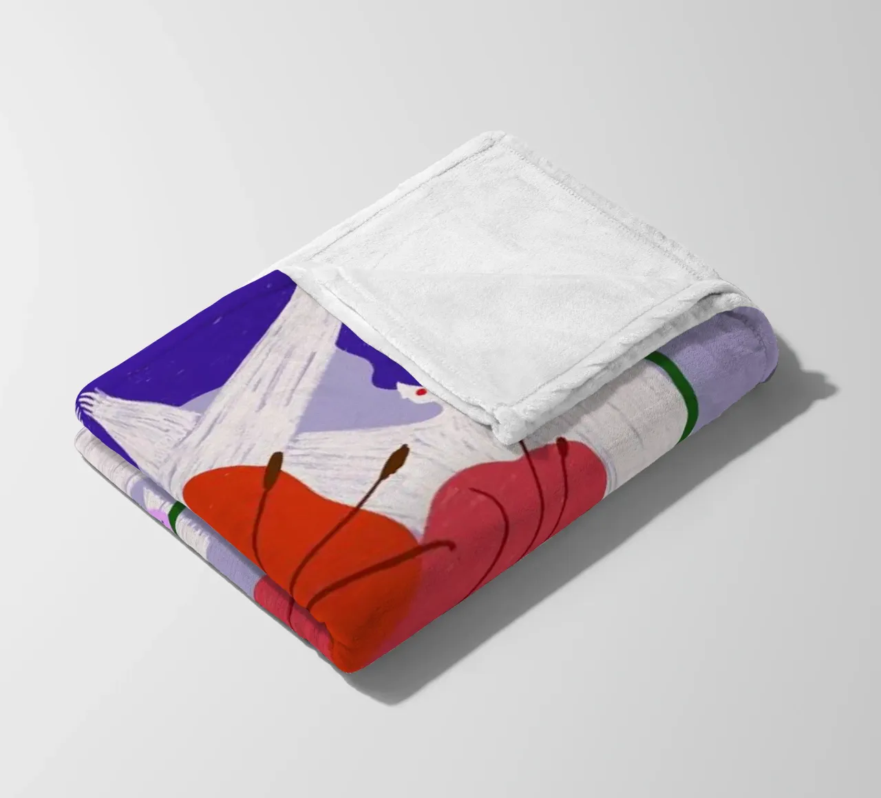 Violet Verve II coperta in pile da Pure