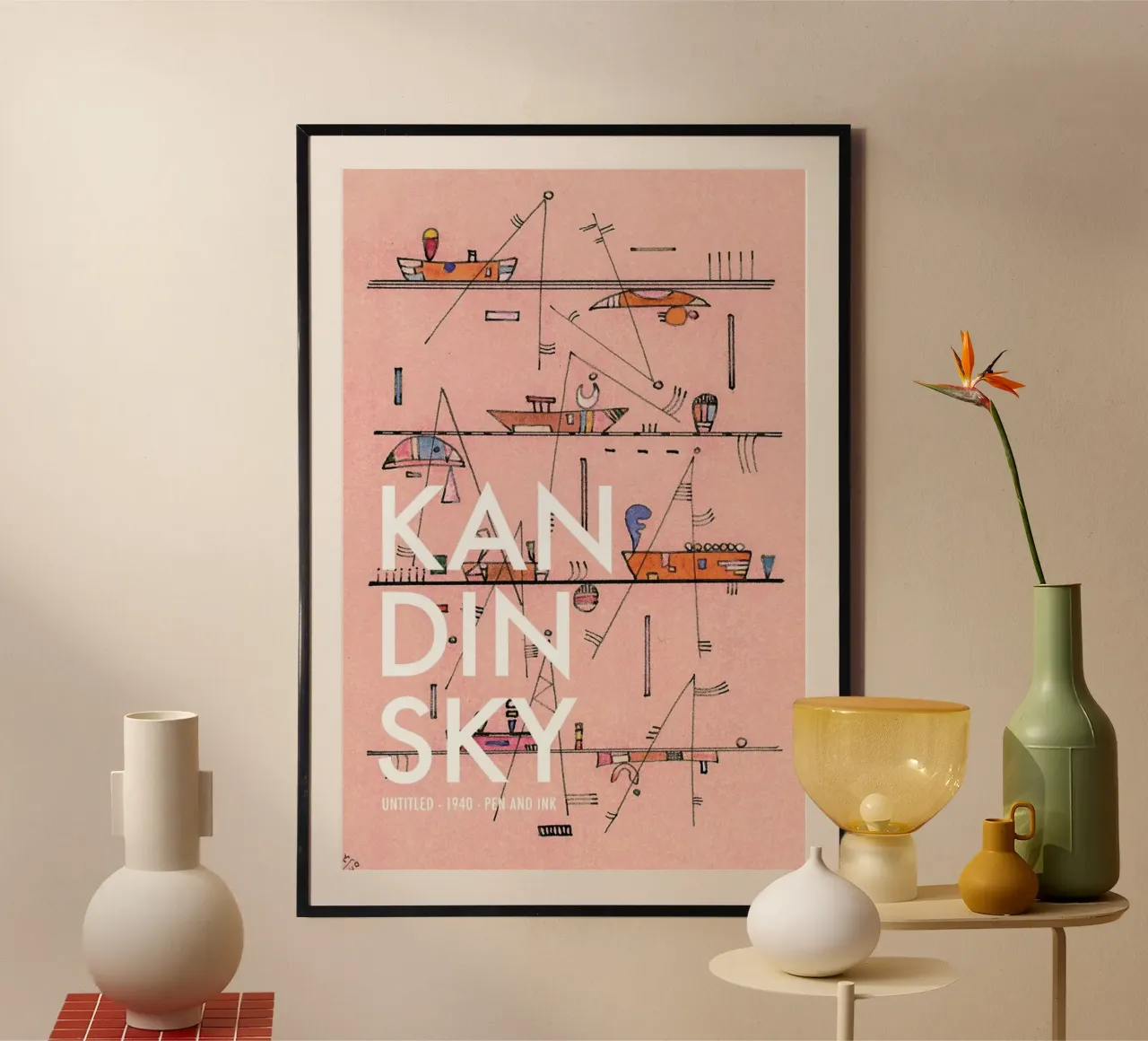 Kandinsky - Untitled, 1940 poster da Vintage by JUNIQE