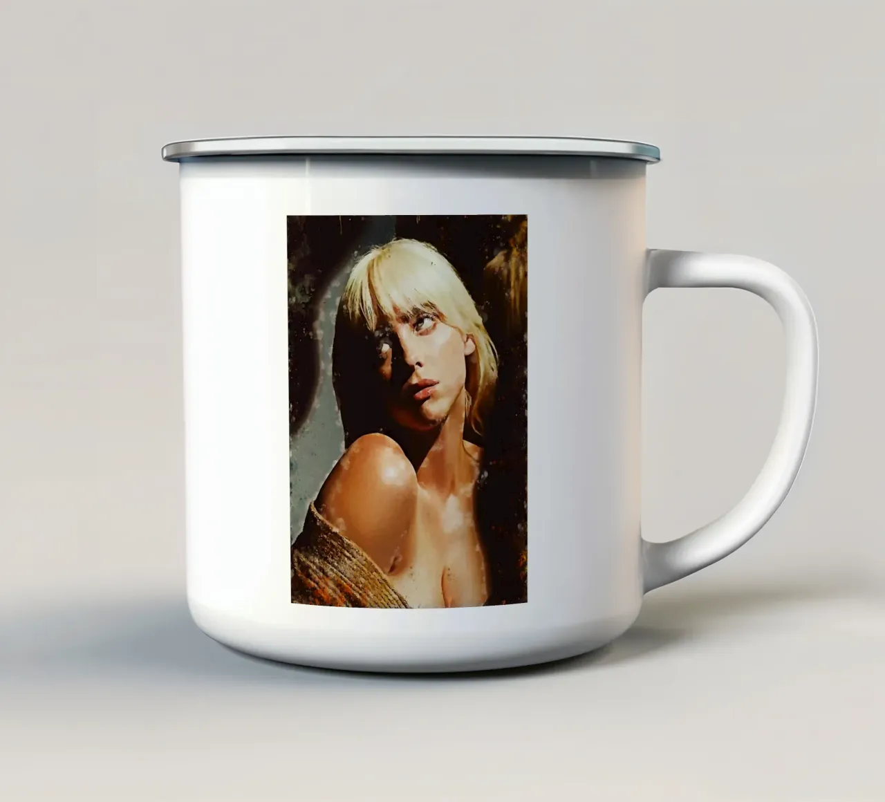 billie eilish 1 Kunst emaille mok van music soul
