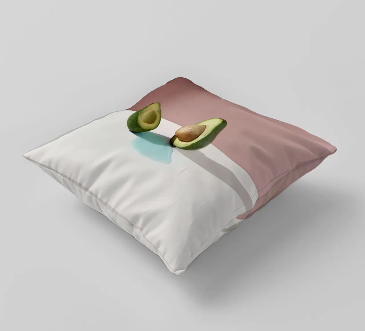 You And Me, Avocado cuscino da George Griefy