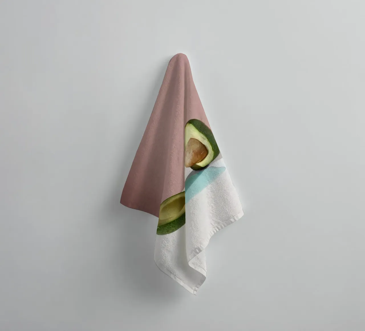 You And Me, Avocado towel by George Griefy