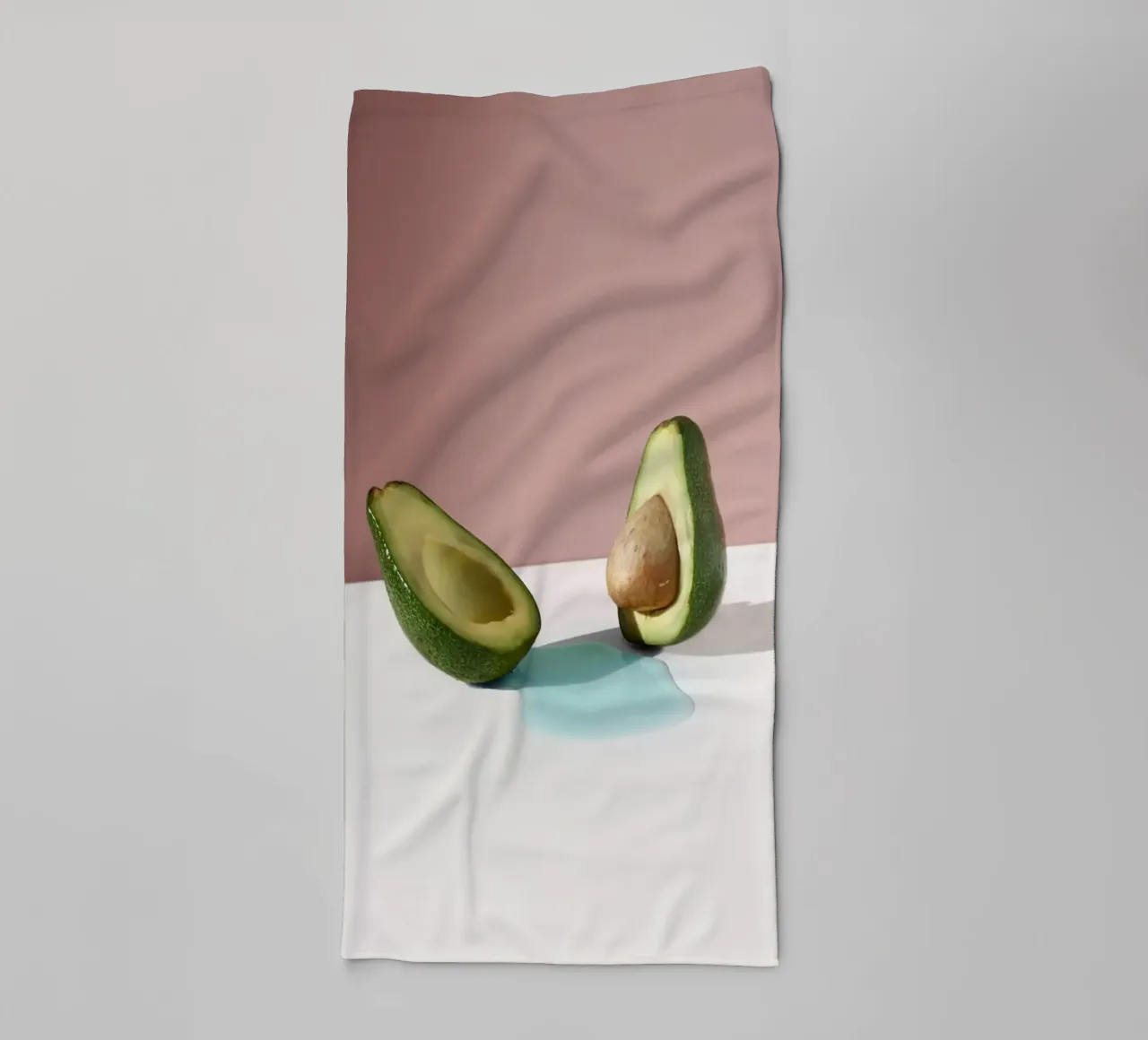 You And Me, Avocado towel by George Griefy