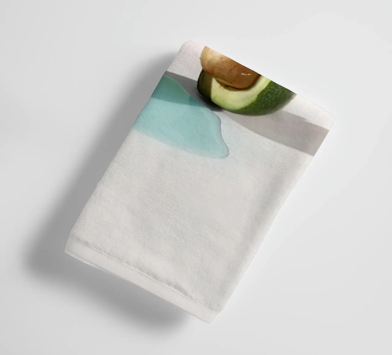 You And Me, Avocado towel by George Griefy