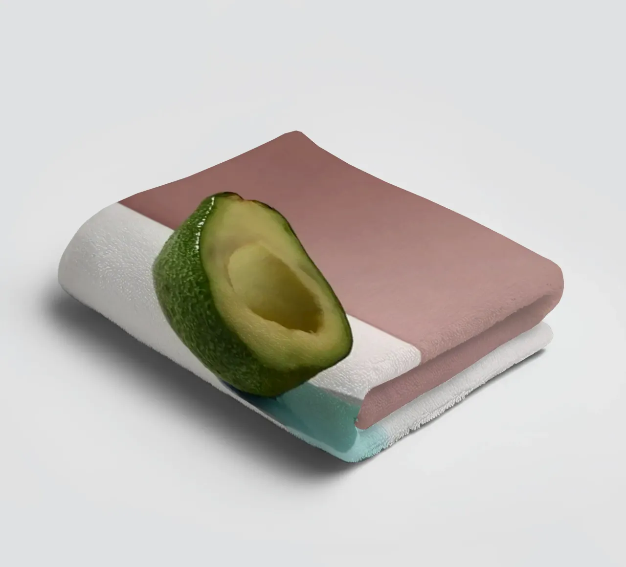 You And Me, Avocado towel by George Griefy