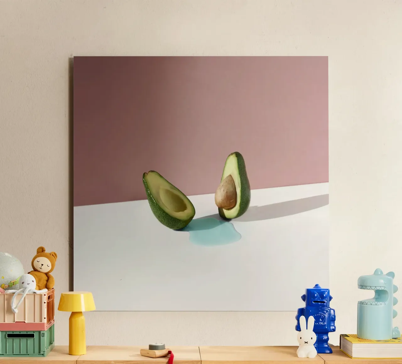 You And Me, Avocado alluminio dibond da George Griefy