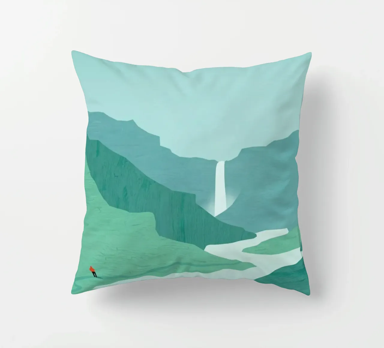 Island decorative cushion by Katinka Reinke