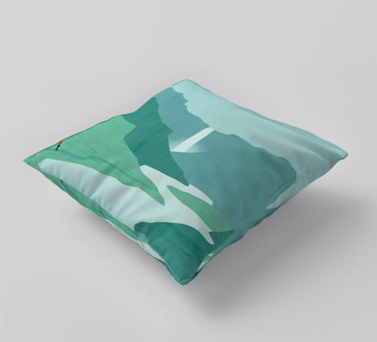 Island decorative cushion by Katinka Reinke