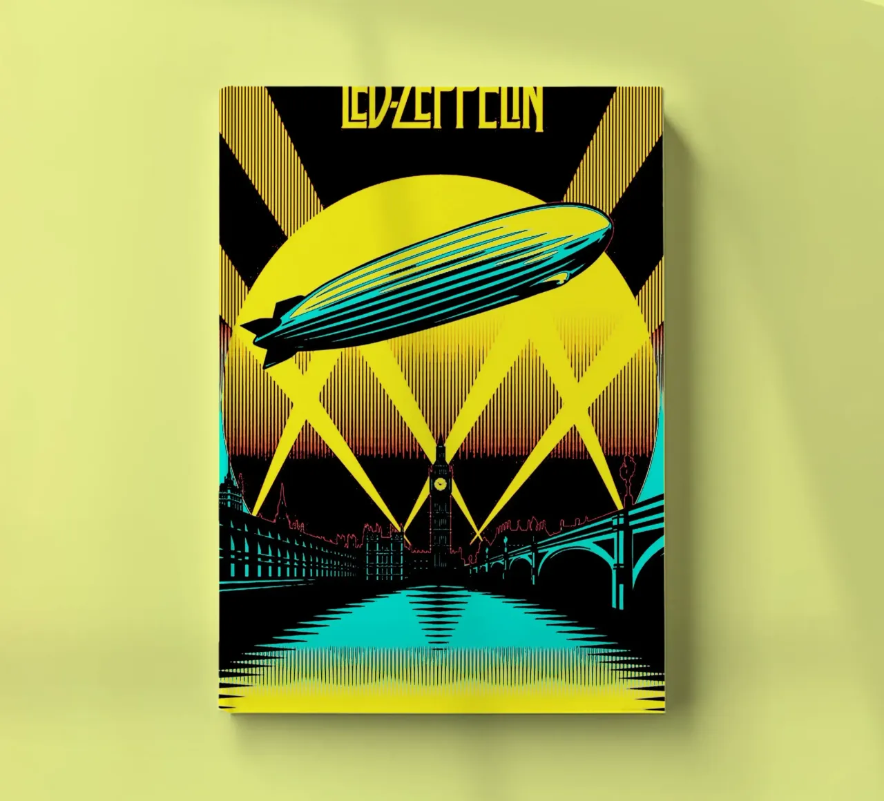 Led Zeppelin Art notebook by music soul
