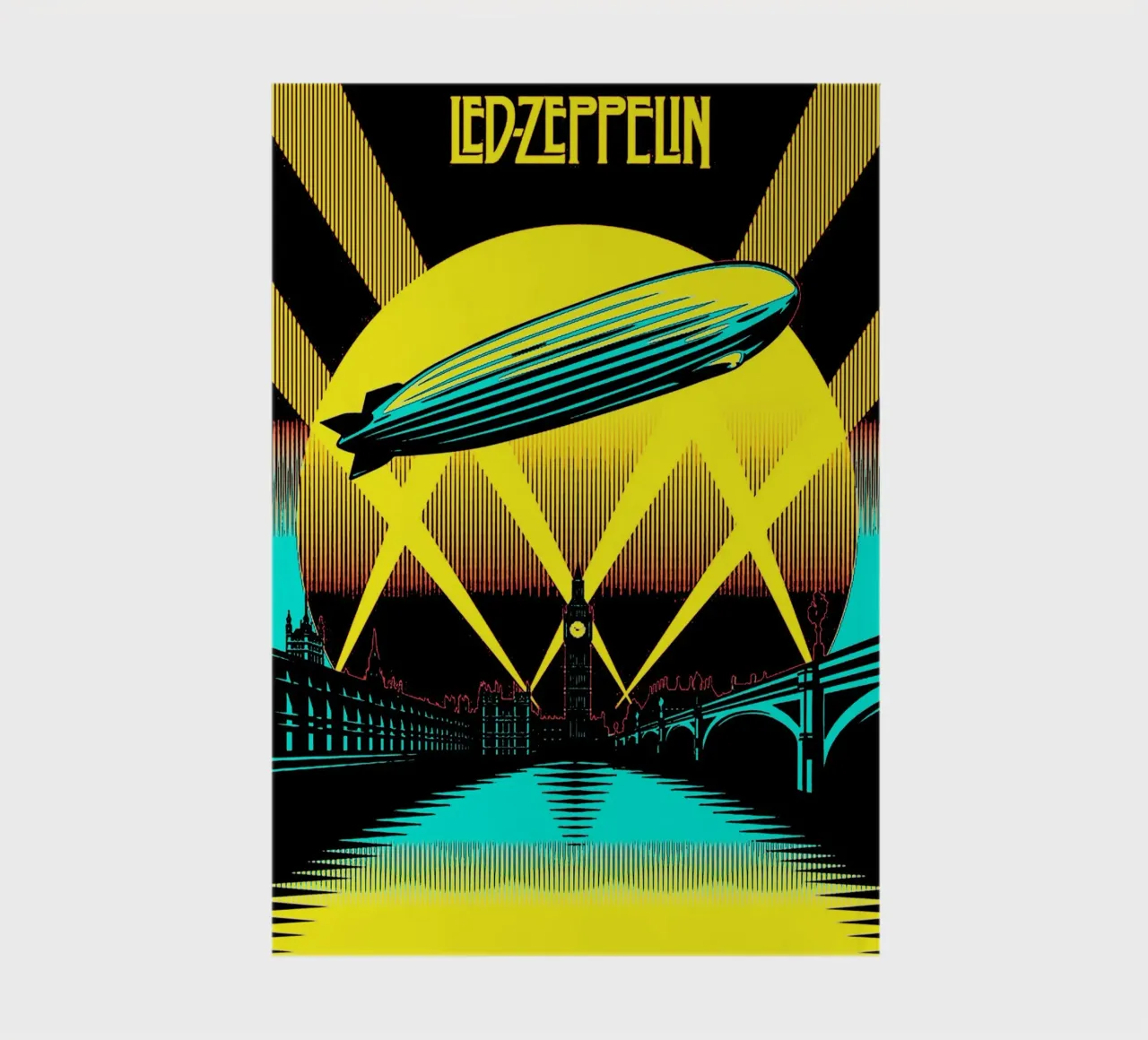Led Zeppelin Art notebook by music soul