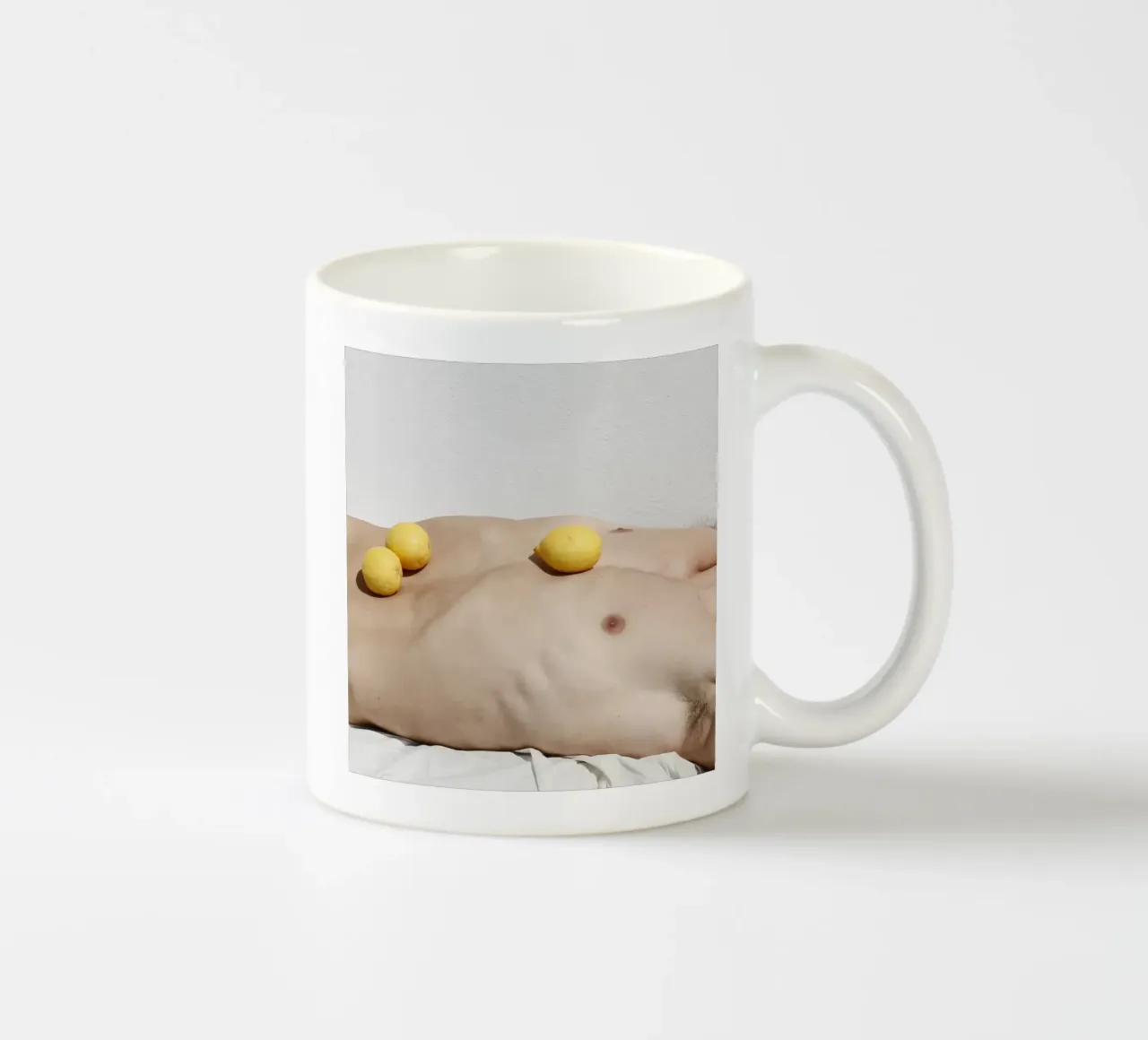 Lemon Boy tazza in ceramica da George Griefy