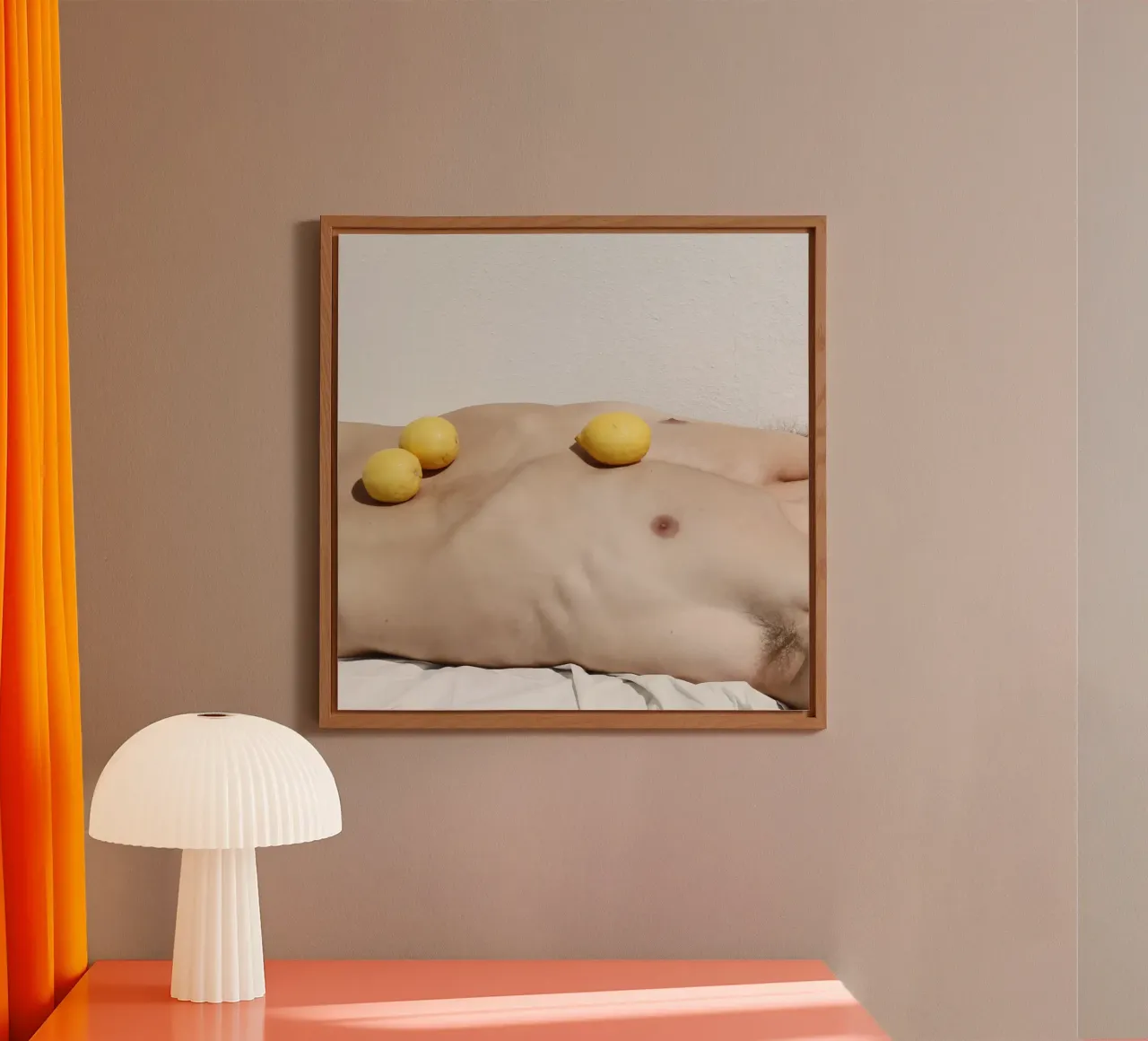 Lemon Boy alluminio dibond da George Griefy