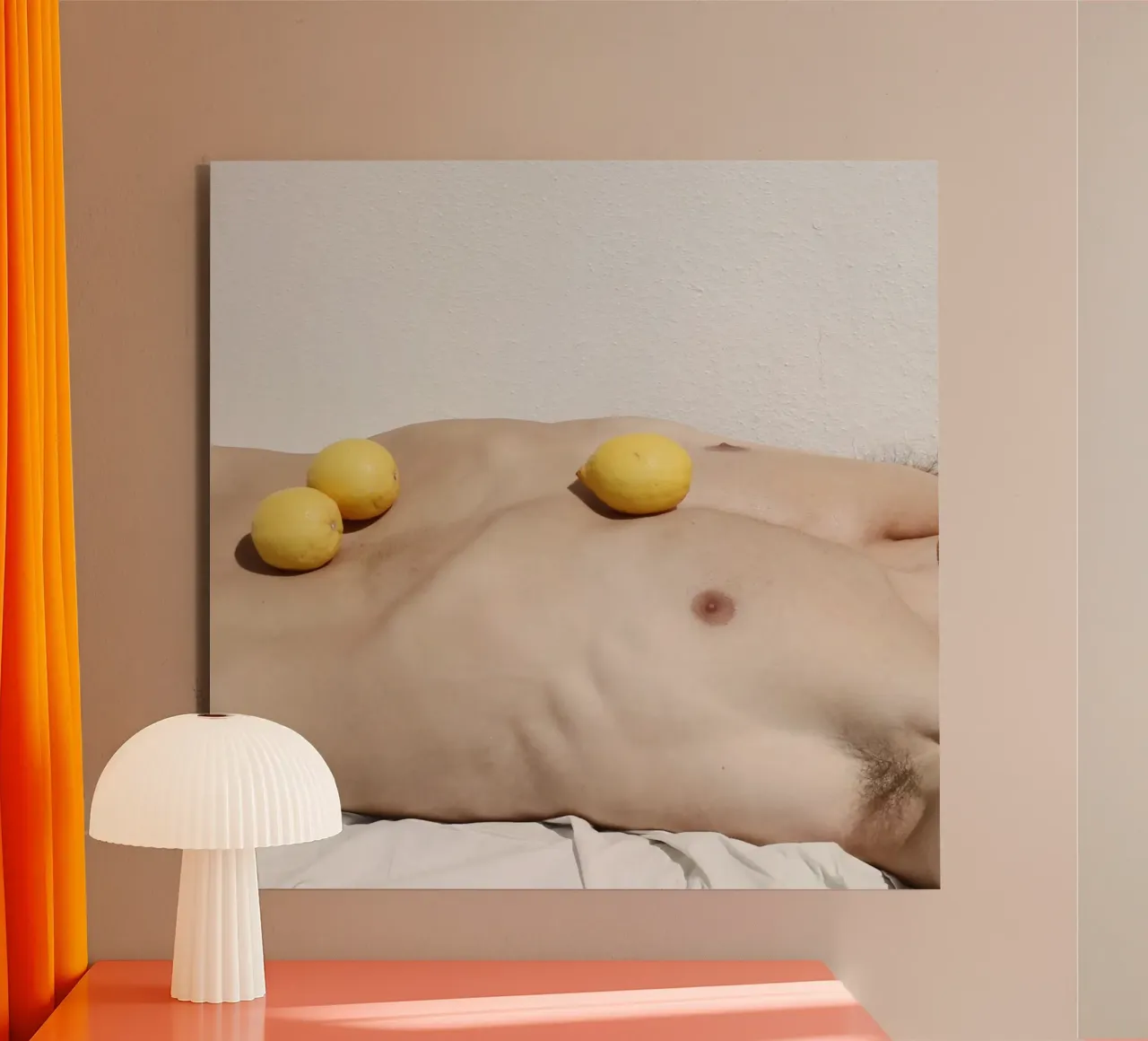 Lemon Boy alluminio dibond da George Griefy