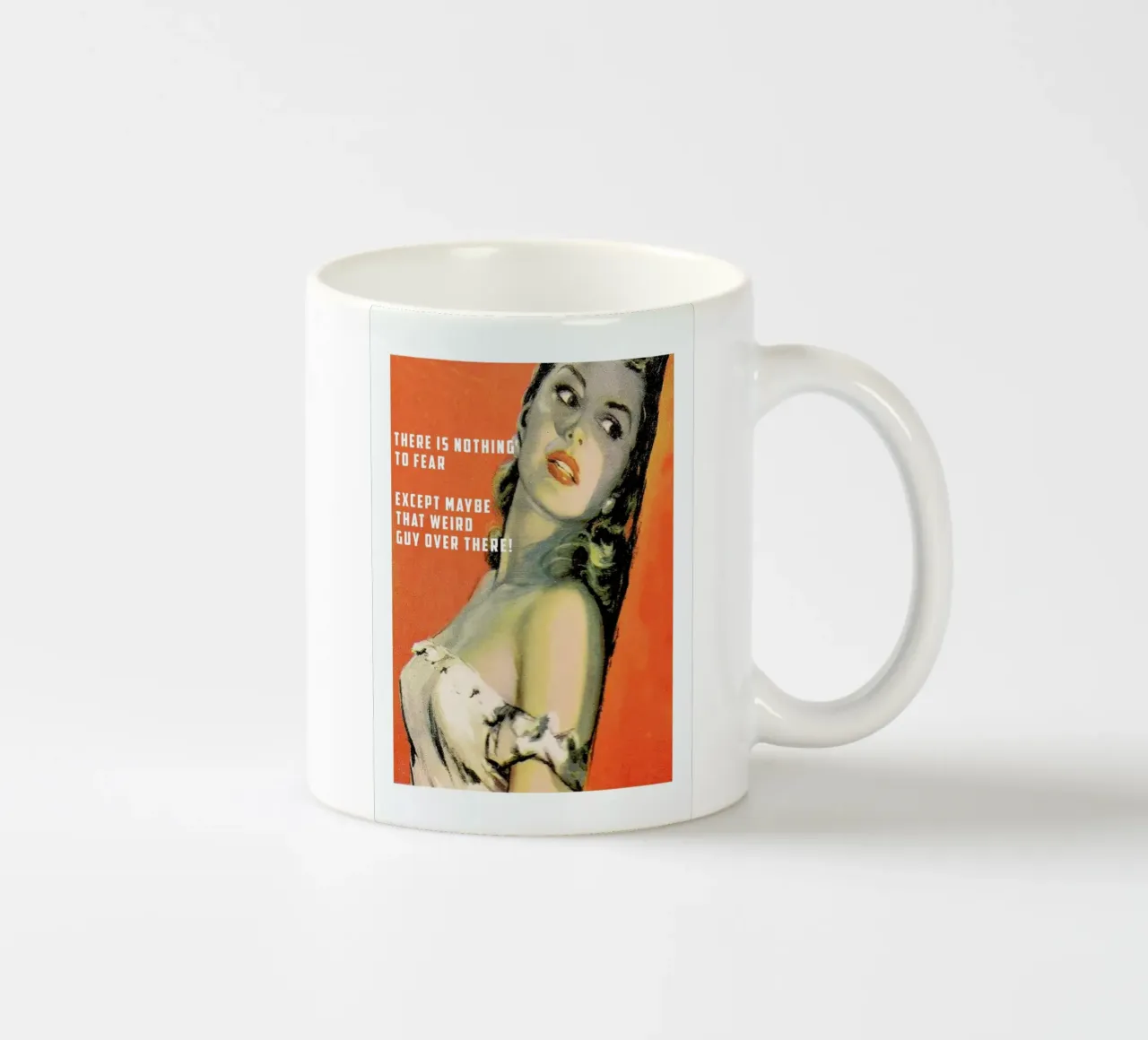 There Is Nothing To Fear tazza in ceramica da Gallery Print and Art Limited