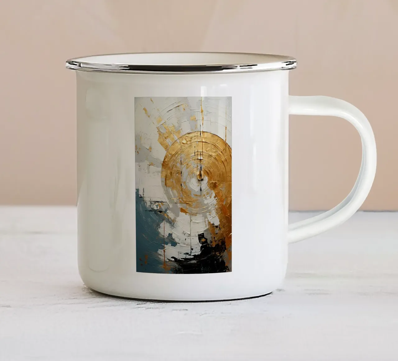 Arte da parete di Imagine tazza in smalto da Imagine