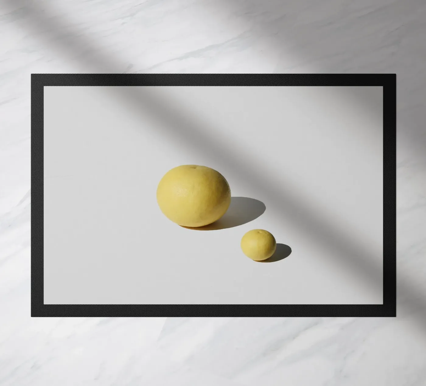 Grapefruit Fußmatte von George Griefy