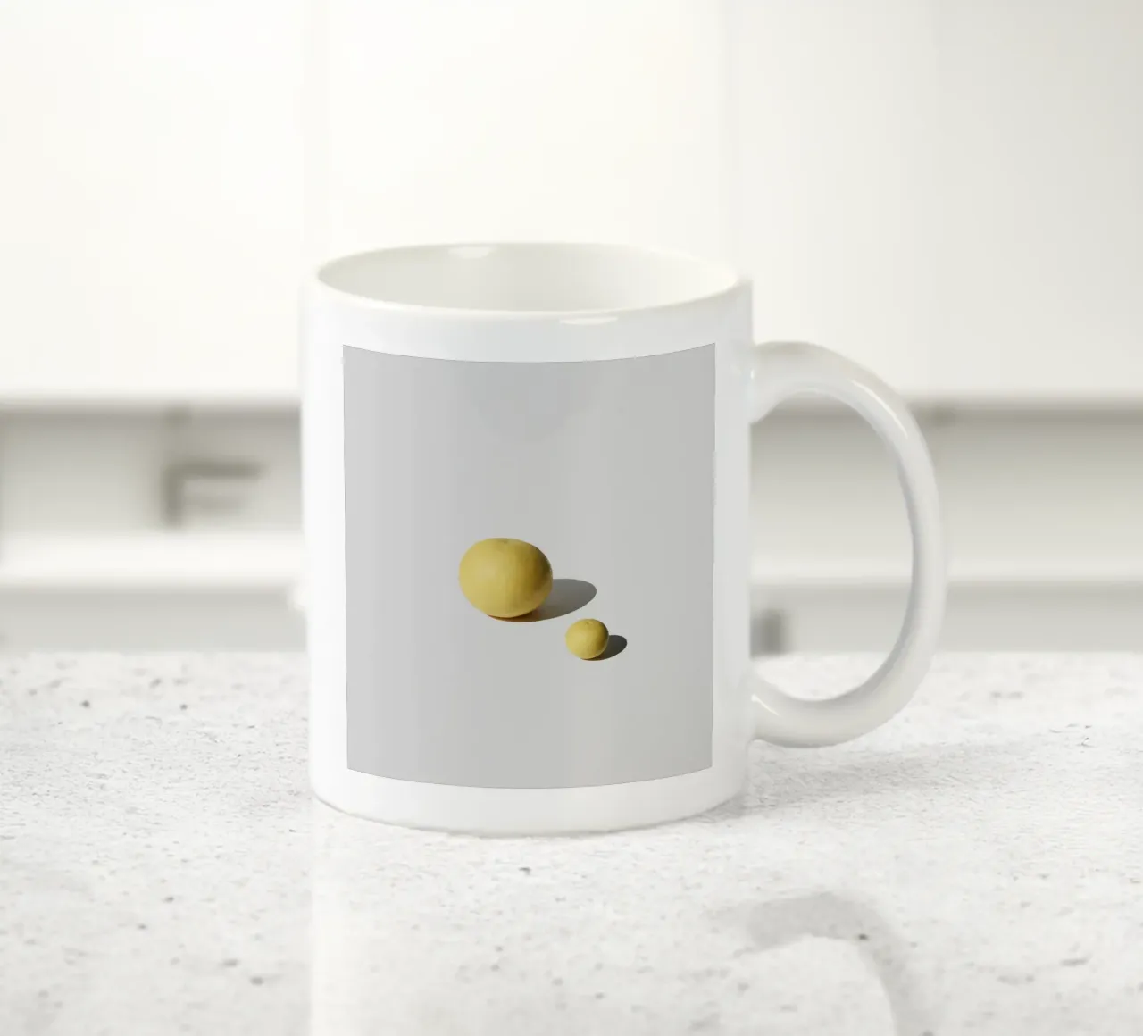 Grapefruit tazza in ceramica da George Griefy