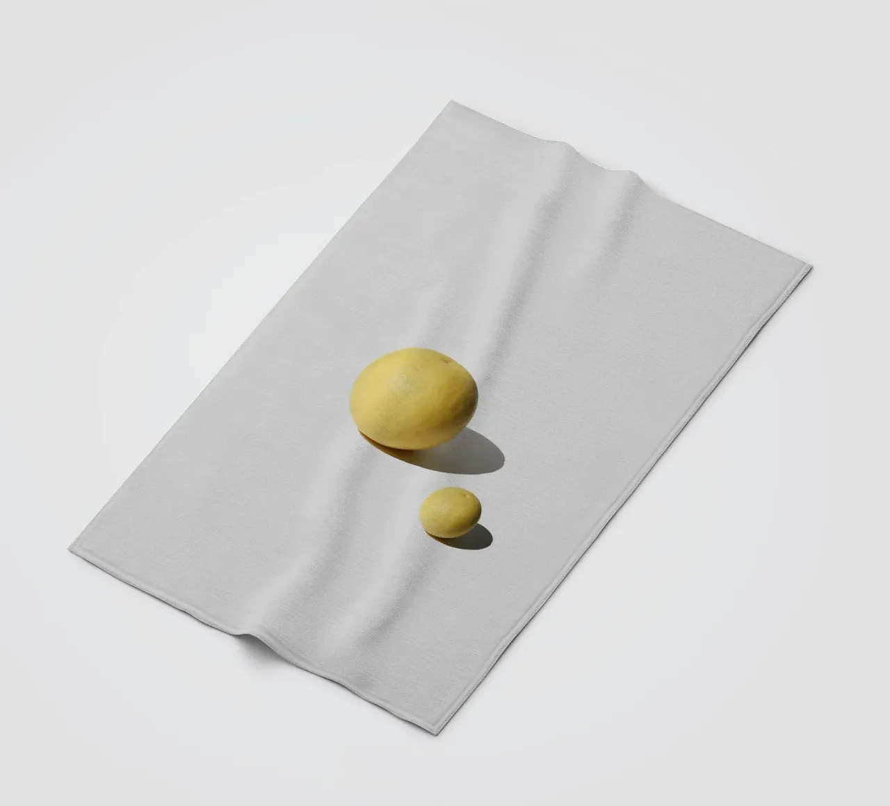 Grapefruit Fleecedecke von George Griefy