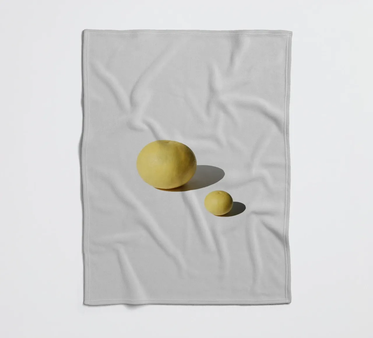 Grapefruit Fleecedecke von George Griefy