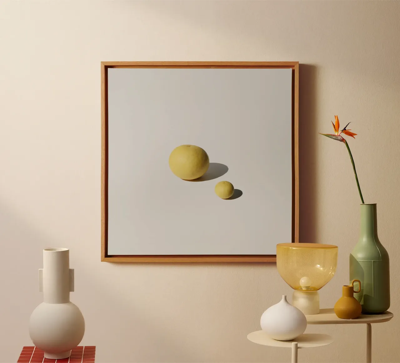 Grapefruit tela con Cornice a cassetta da George Griefy