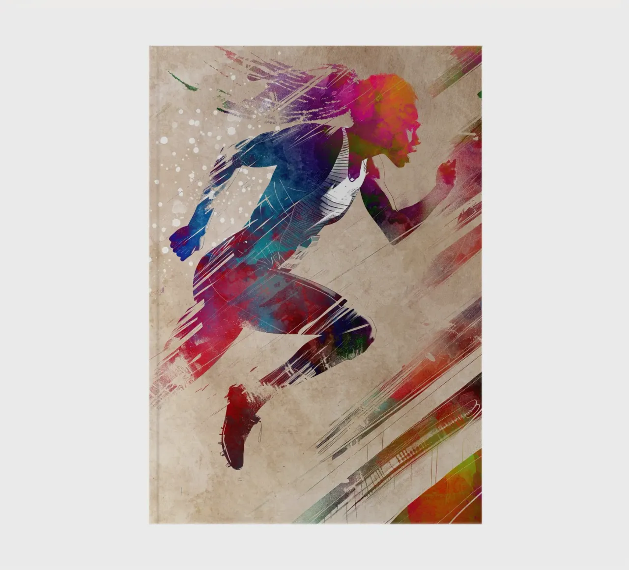 Läufer Sport Kunst Notizbuch von SPORT