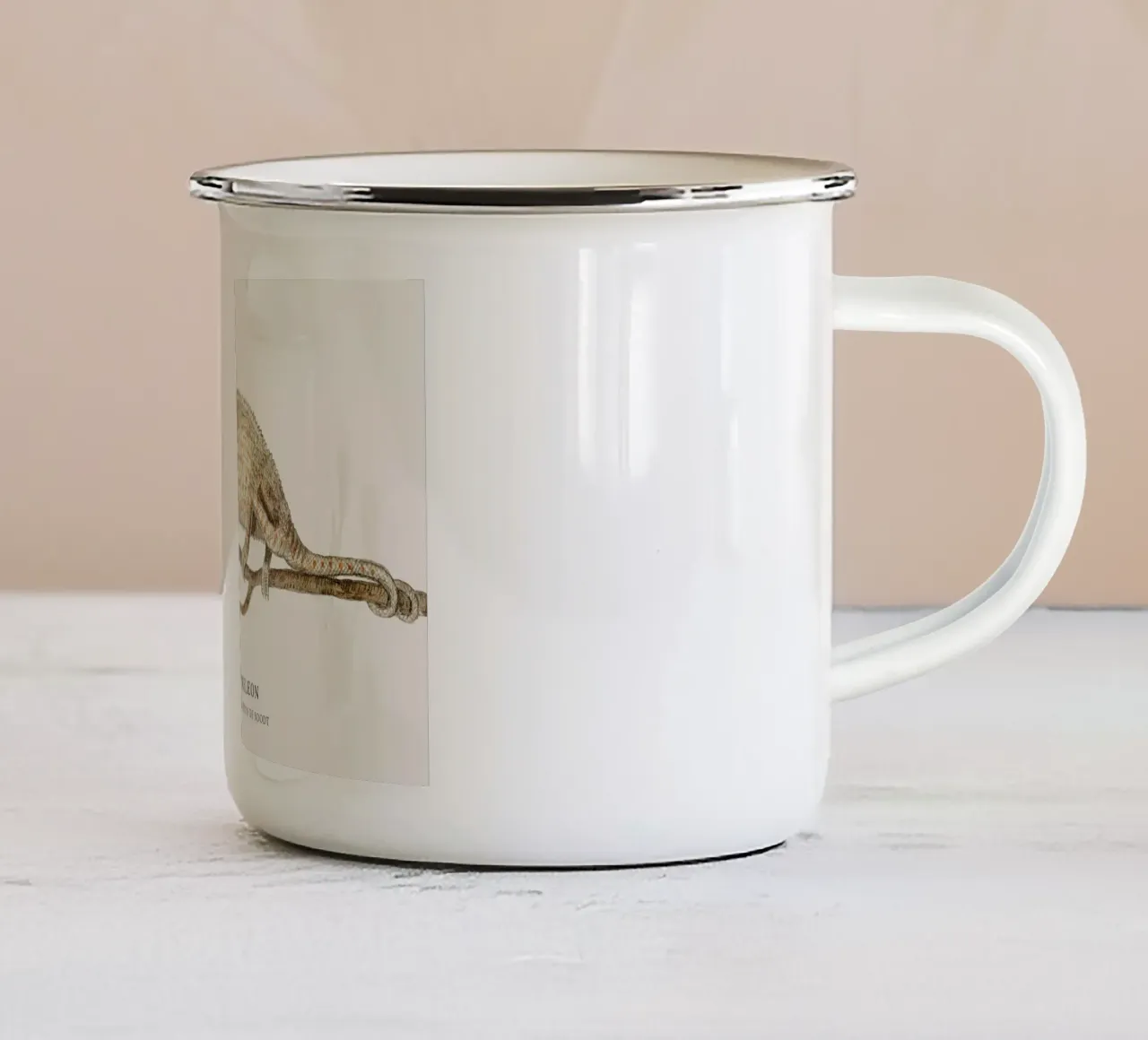 Anselmus Boëtius de Boodt - Chameleon tazza in smalto da Vintage by JUNIQE