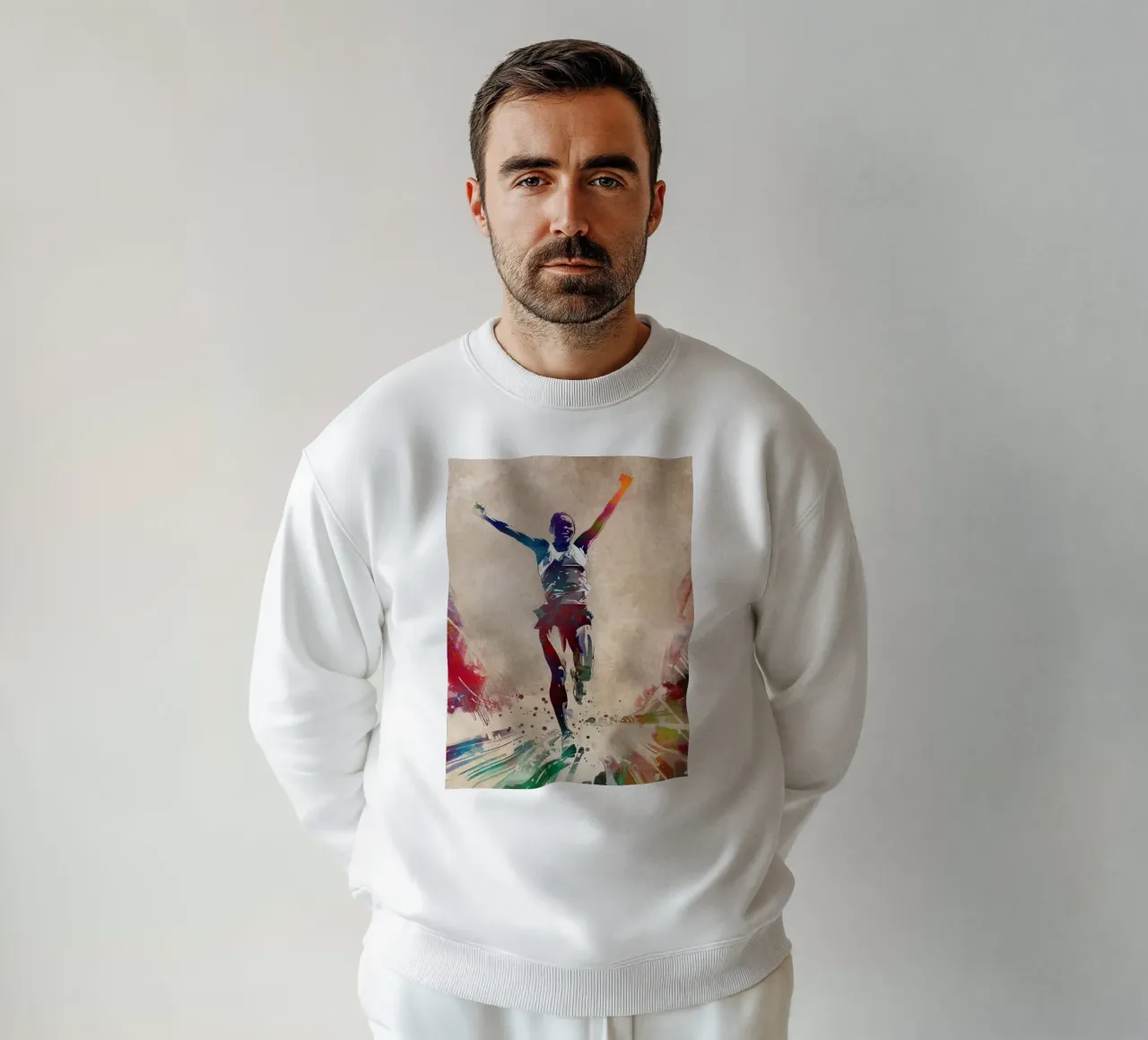 Runner sport art felpa da SPORT