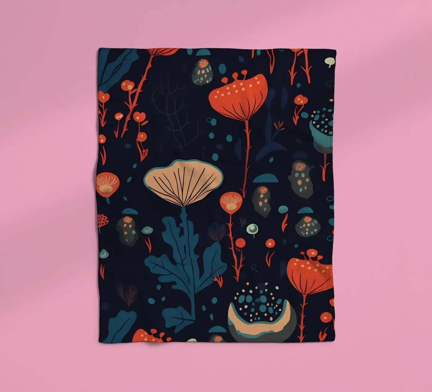 Alien Plants fleecedeken van George Griefy