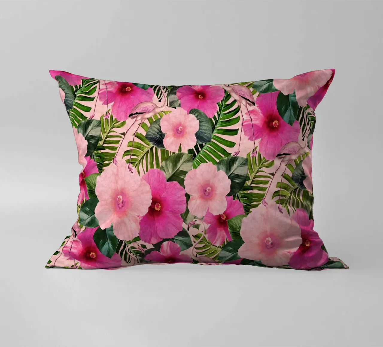 Fenicotteri di Palm Beach cuscino da Nina May Design Studio