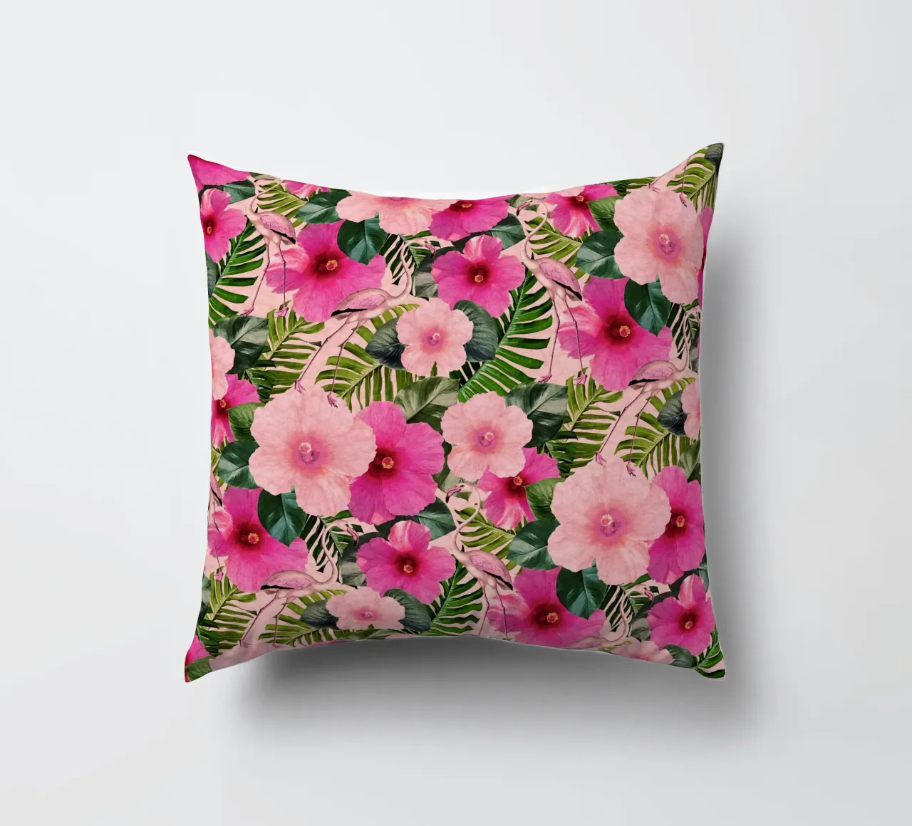 Fenicotteri di Palm Beach cuscino da Nina May Design Studio