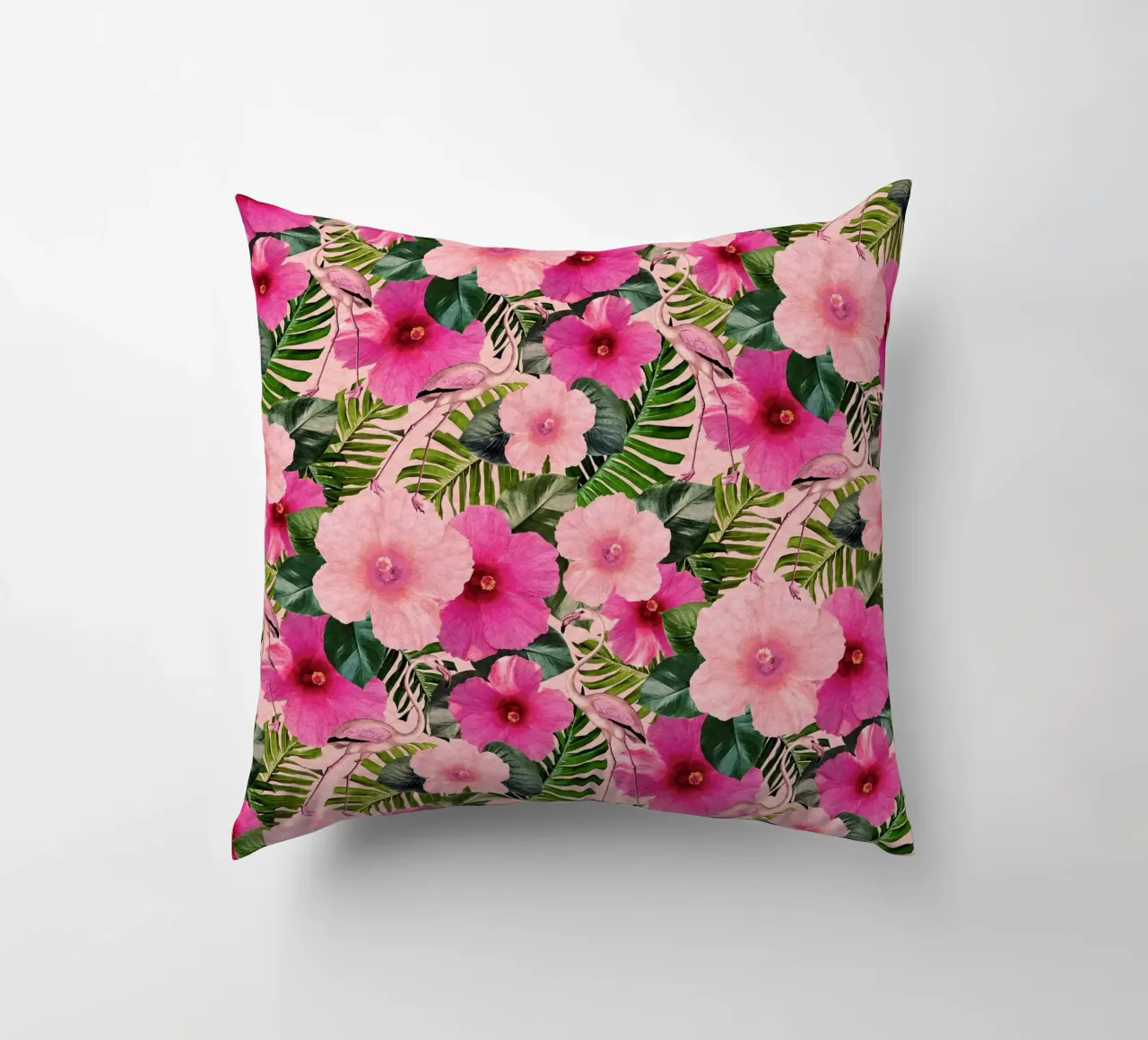 Fenicotteri di Palm Beach cuscino da Nina May Design Studio