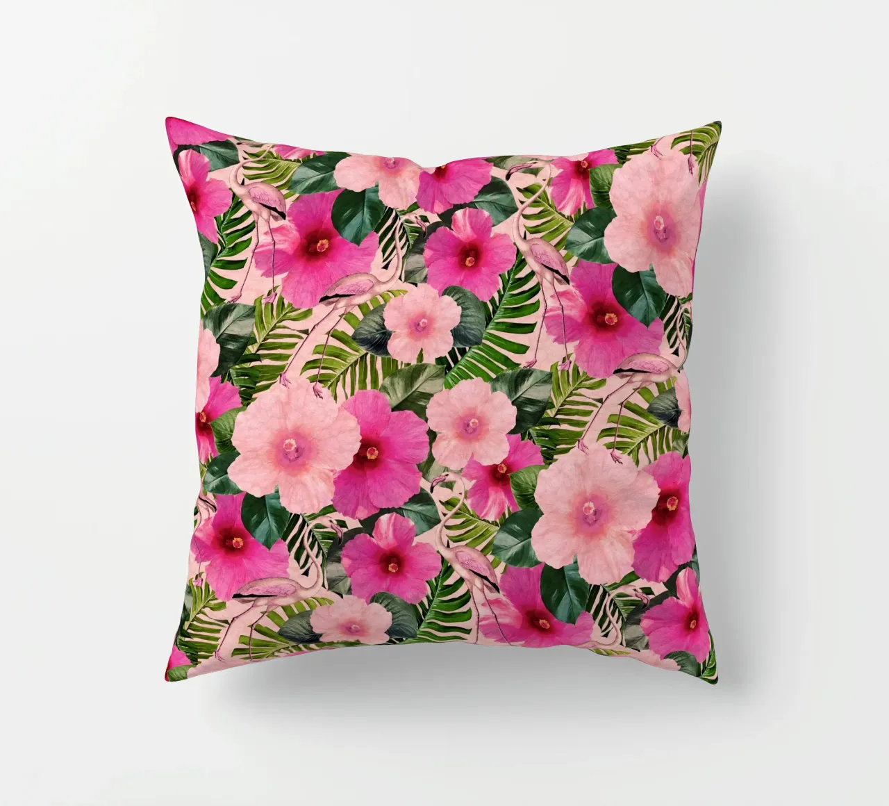 Fenicotteri di Palm Beach cuscino da Nina May Design Studio