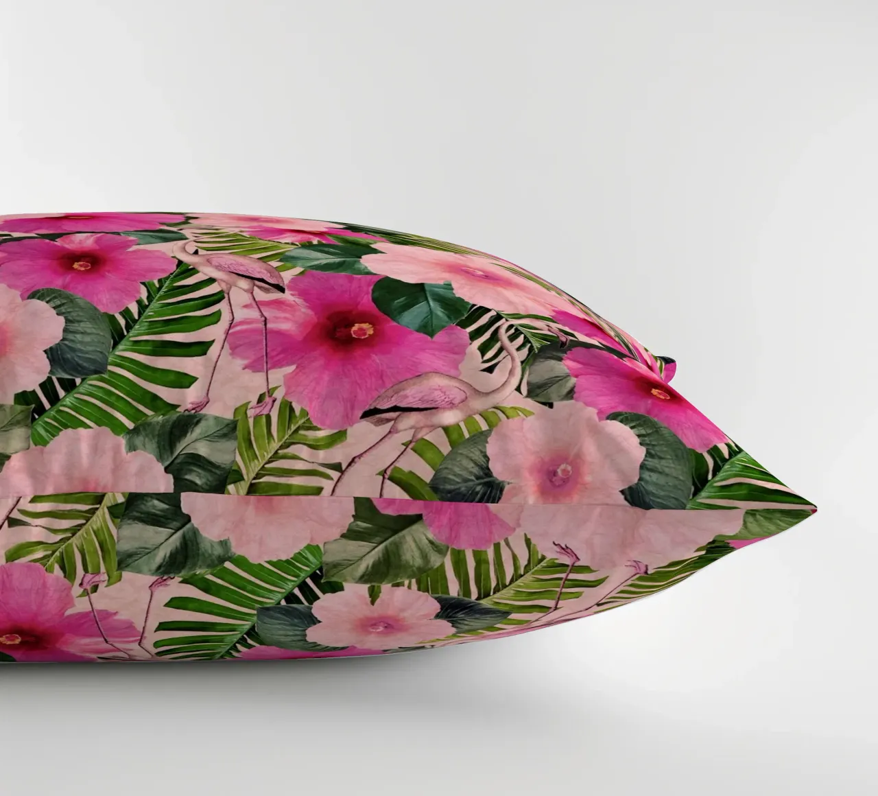 Fenicotteri di Palm Beach cuscino da Nina May Design Studio