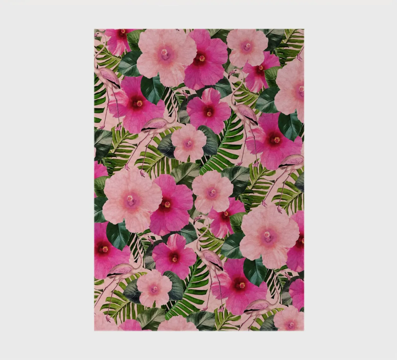 Palm Beach Flamingos notebook by Nina May Design Studio
