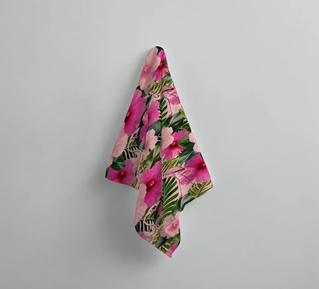 Fenicotteri di Palm Beach asciugamano da bagno da Nina May Design Studio