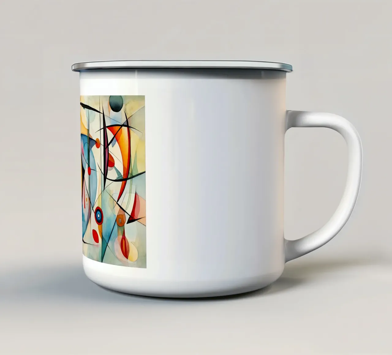 Arte da parete di Imagine tazza in smalto da Imagine