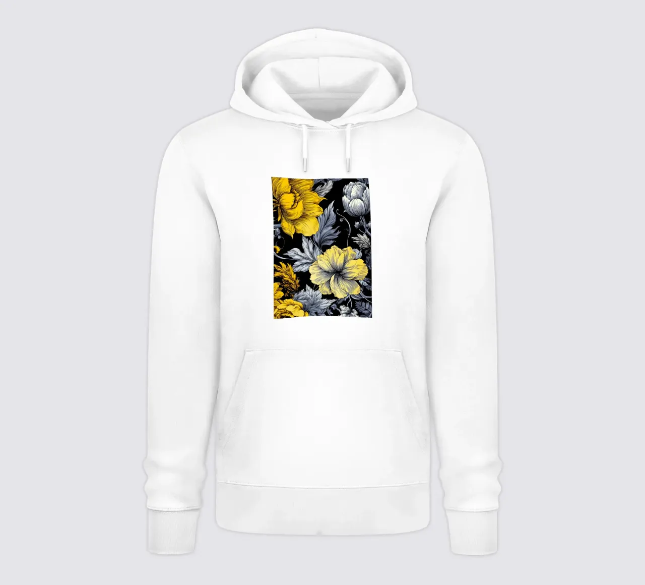 Fiori eleganti felpa con cappuccio da Lionmixart