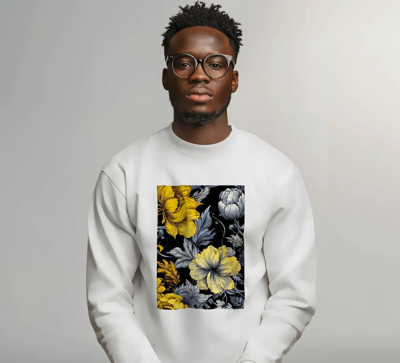 Fiori eleganti felpa da Lionmixart