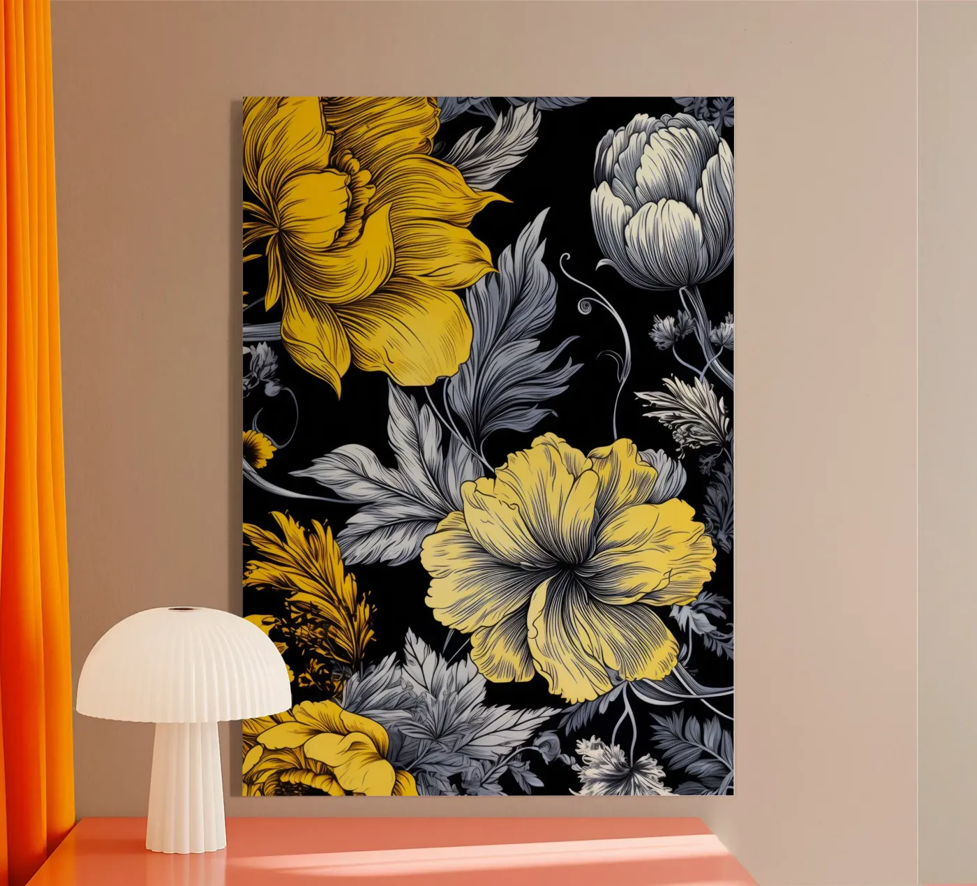 Fiori eleganti plexiglass da Lionmixart