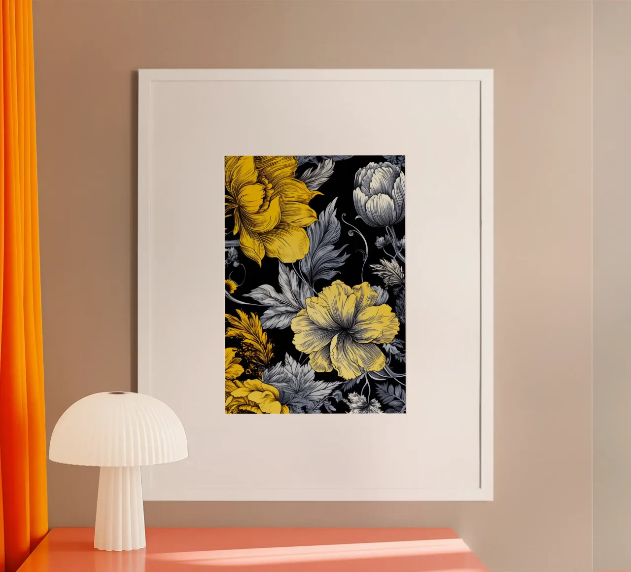 Fiori eleganti poster da Lionmixart