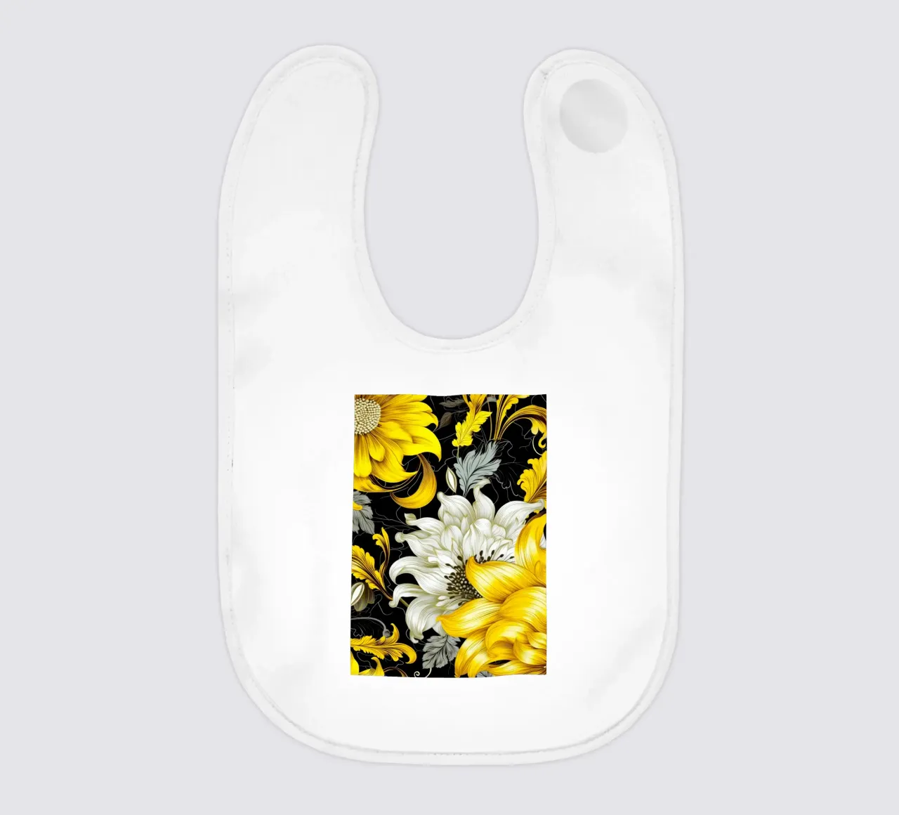 Fiori eleganti bavaglino da Lionmixart