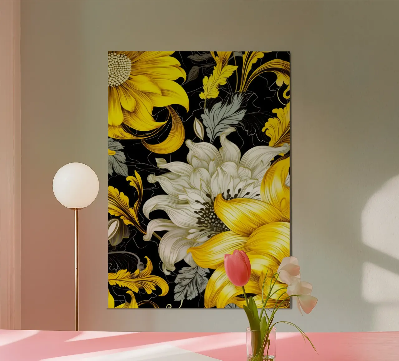 Fiori eleganti poster da Lionmixart