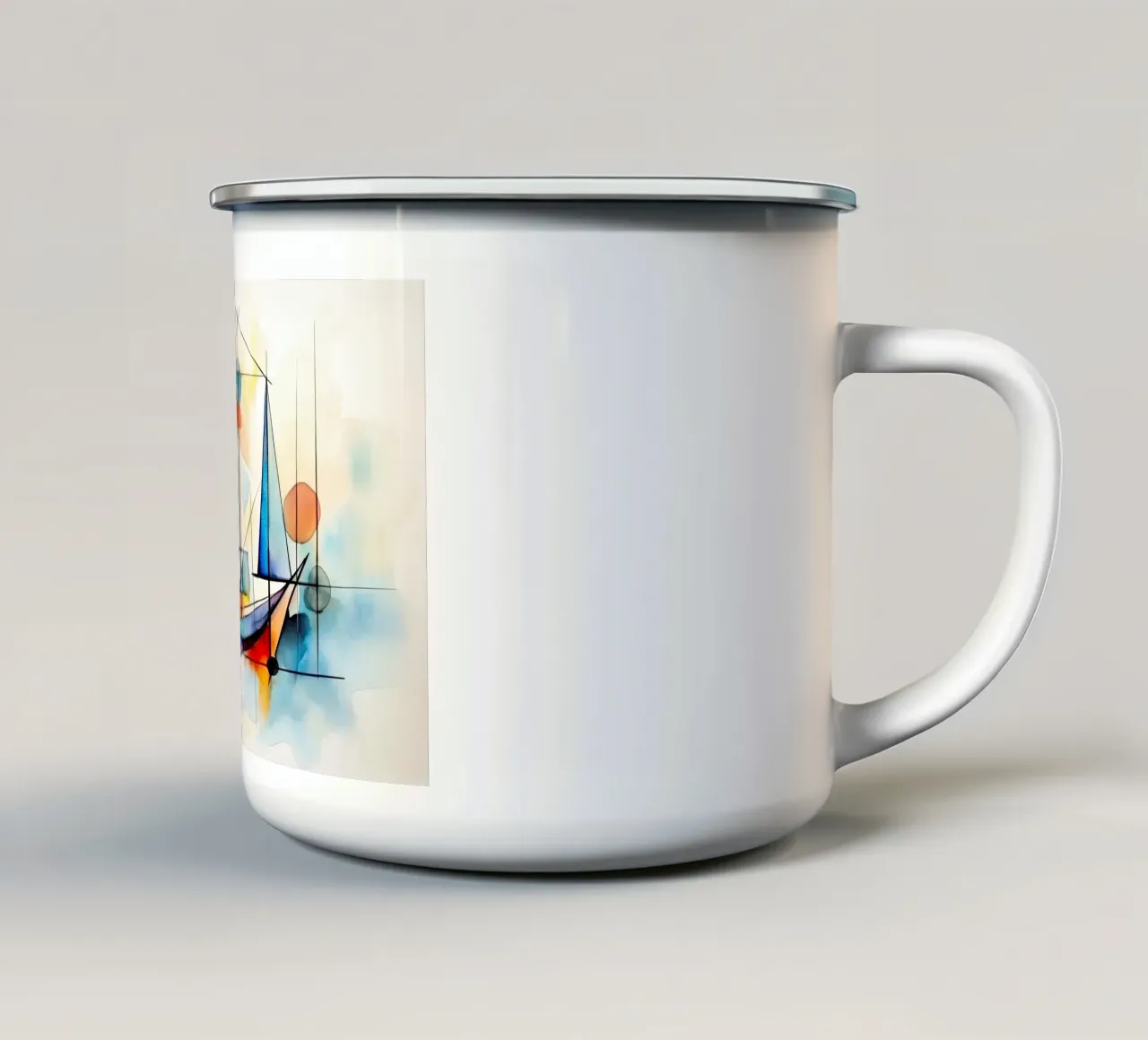 Arte da parete di Imagine tazza in smalto da Imagine